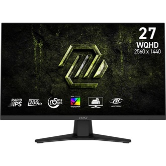 MSI MAG 274QF E20 27" IPS LED gaming monitor fekete 200Hz