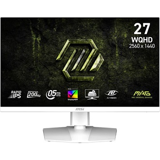 MSI MAG 274QRFW E20 27" IPS LED gaming monitor fehér 200Hz