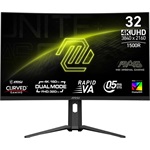MSI MAG 321CUPDF 31.5" ívelt VA LED gaming monitor fekete 160Hz FreeSync Premium (USB-C: 15W)