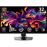 MSI MAG 322UP QD-OLED E16 31.5" Quantum Dot OLED gaming monitor fekete 165Hz G-Sync / FreeSync Premium Pro (USB-C: 15W)