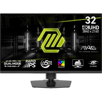 MSI MAG 322URDF E16 31.5" IPS LED gaming monitor fekete 160Hz