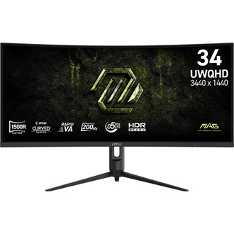 MSI MAG 342CQRF E20 34" ívelt VA LED gaming monitor fekete 200Hz