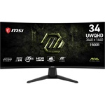 MSI MAG 346CQDF E20 34" ívelt VA LED gaming monitor fekete 200Hz FreeSync Premium