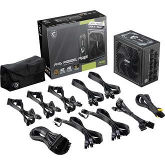 MSI MAG A1000GL PCIE5 ATX desktop tápegység 1000W Cybenetics Gold BOX