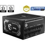 MSI MAG A1250GL PCIE5 ATX desktop tápegység 1250W Cybenetics Gold BOX