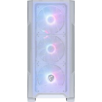 MSI MAG FORGE M100R táp nélküli ablakos MT Mini Tower számítógépház fehér