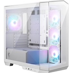 MSI MAG PANO M100R PZ WHITE táp nélküli ablakos MT Mini Tower számítógépház fehér