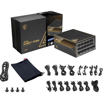 MSI MEG AI1600T PCIE5 ATX desktop tápegység 1600W 80+ Platinum BOX