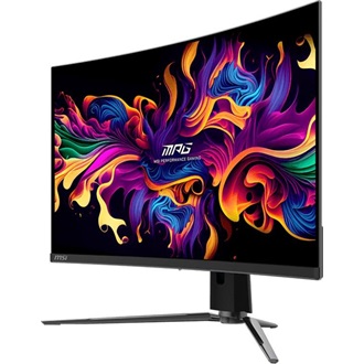 MSI MPG 321CURX QD-OLED 31.5" ívelt Quantum Dot OLED gaming monitor fekete 240Hz G-Sync (USB-C: 98W)