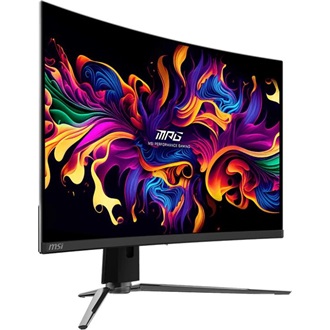 MSI MPG 321CURX QD-OLED 31.5" ívelt Quantum Dot OLED gaming monitor fekete 240Hz G-Sync (USB-C: 98W)