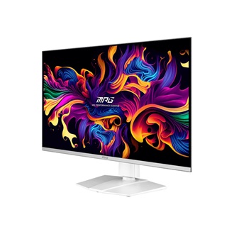 MSI MPG 321URXW QD-OLED 31.5" Quantum Dot OLED gaming monitor fehér-ezüst 240Hz G-Sync (USB-C: 90W)
