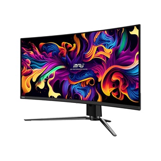 MSI MPG 341CQPX QD-OLED 34.18" ívelt Quantum Dot OLED gaming monitor fekete 240Hz FreeSync Premium Pro