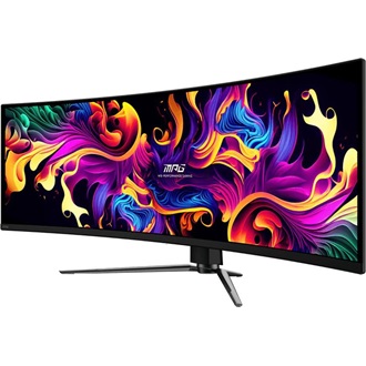 MSI MPG 491CQPX QD-OLED 49" ívelt Quantum Dot OLED gaming monitor fekete 240Hz G-Sync (USB-C: 98W)