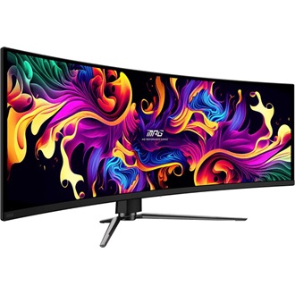 MSI MPG 491CQPX QD-OLED 49" ívelt Quantum Dot OLED gaming monitor fekete 240Hz G-Sync (USB-C: 98W)