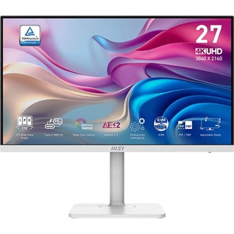 MSI Modern MD272UPHW Business 27" IPS LED monitor fehér (USB-C: 98W)