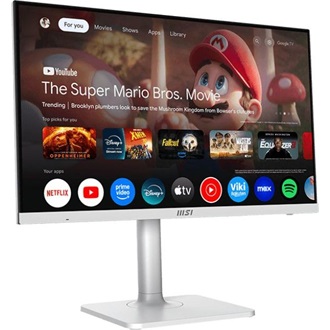 MSI Modern MD272UPSW 27" IPS LED smart monitor fehér (USB-C: 65W; távvezérlő)