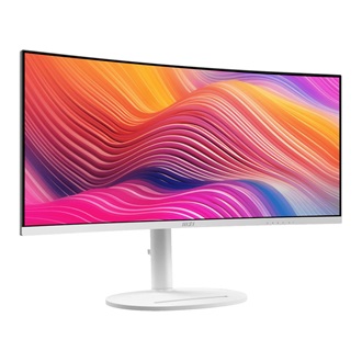 MSI Modern MD342CQPW 34" ívelt VA LED monitor fehér 120Hz (USB-C: 98W)