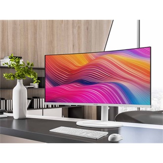 MSI Modern MD342CQPW 34" ívelt VA LED monitor fehér 120Hz (USB-C: 98W)
