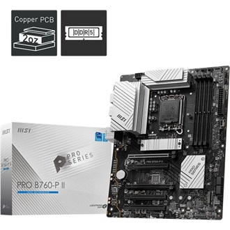 MSI PRO B760-P II desktop alaplap ATX