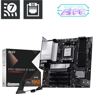 MSI PRO B850M-P WIFI desktop alaplap microATX