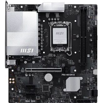 MSI PRO H810M-B desktop alaplap microATX
