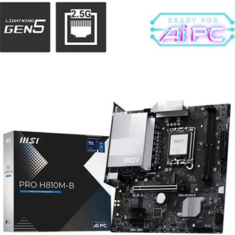 MSI PRO H810M-B desktop alaplap microATX