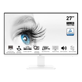 MSI PRO MP273AW Business 27" IPS LED monitor fehér 100Hz