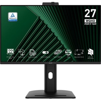MSI PRO MP275QPDG Business 27" IPS LED monitor fekete 100Hz (USB-C: 98W)