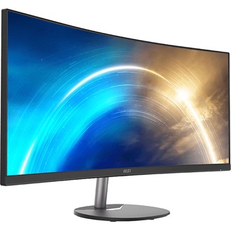 MSI PRO MP341CQ Business 34" ívelt VA LED monitor fekete-ezüst 100Hz FreeSync