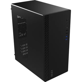 MSI PRO SHIELD M100P táp nélküli MT Mini Tower számítógépház fekete
