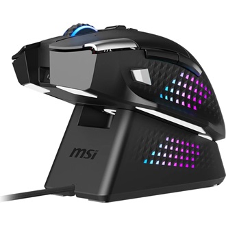 MSI Versa Pro Wireless + Mouse Dock Pro optikai Bluetooth / vezeték nélküli gaming egér + dokkoló fekete
