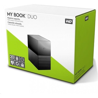 Western Digital My Book Duo 28TB USB-A/C 3.2 Gen1 külső HDD fekete