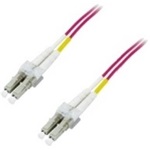 M-CAB LC Duplex -> LC Duplex M/M adatkábel 15m magenta 50/125, OM4