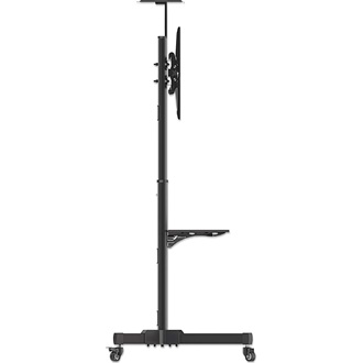 Manhattan 37"-70" TV gurulós tartó állvány fekete