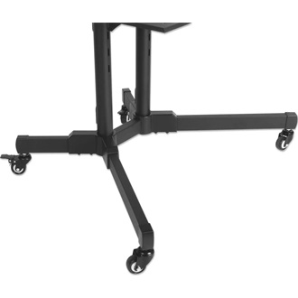 Manhattan 37"-70" TV gurulós tartó állvány fekete