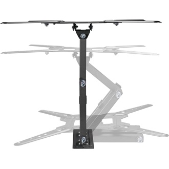 Manhattan Full Motion Wall Mount with Articulating Arm 23"-55" TV fali tartó fekete