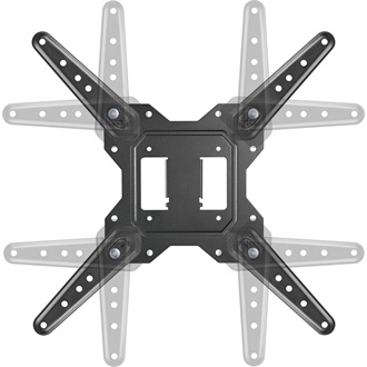 Manhattan Full Motion Wall Mount with Articulating Arm 23"-55" TV fali tartó fekete
