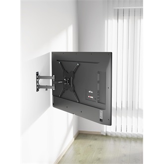 Manhattan Full Motion Wall Mount with Articulating Arm 23"-55" TV fali tartó fekete