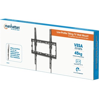 Manhattan Low-Profile Tilting Wall Mount 32"-70" monitor TV fali tartó fekete