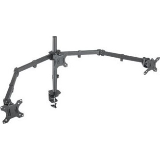 Manhattan Mount with Center Mount and Double-Link Swing Arms 13"-27" monitor tartó asztalra szürke