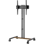 Manhattan 462068 34"-55" monitor TV gurulós tartó állvány fekete-barna