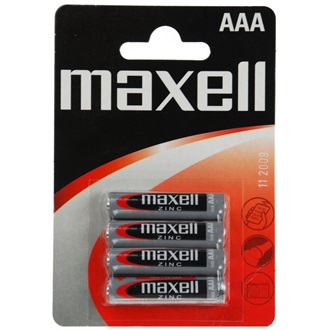 Maxell féltartós AAA (LR03) alkáli elem 4db