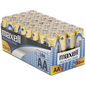 Maxell AA (R6) alkáli elem 32db