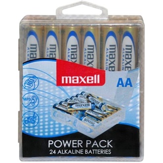 Maxell Power Pack AAA (R03) alkáli elem 24db (visszazárható)
