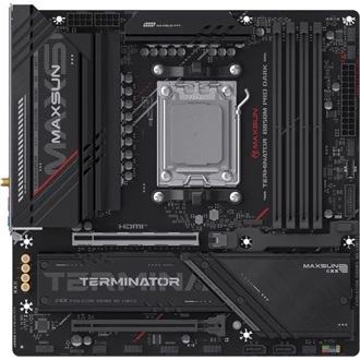 Maxsun TERMINATOR B850M PRO DARK WIFI desktop alaplap microATX