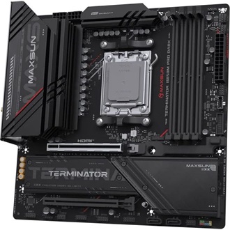 Maxsun TERMINATOR B850M PRO DARK WIFI desktop alaplap microATX