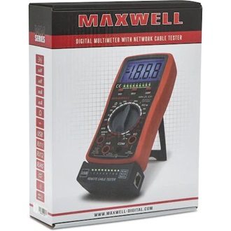 Maxwell 25331 digitális multimeter kábelteszter funkcióval