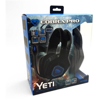 Media-Tech Cobra Pro Yeti gaming fejhallgató headset fekete