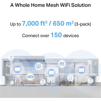 Mercusys Halo H25BE BE3600 Dual-Band Wi-Fi mesh system kit (2db)