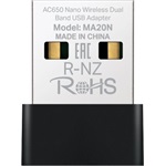 Mercusys MA20N Nano AC650 633Mb/s USB-A Dual-Band hálózati adapter